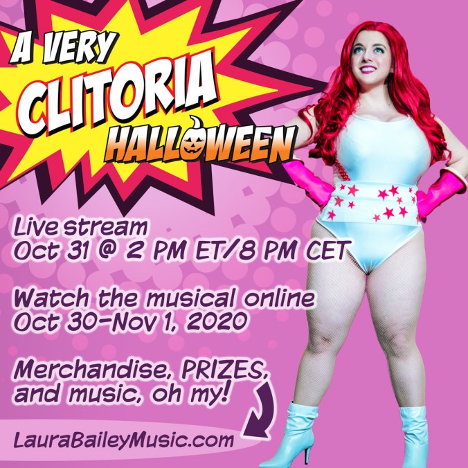 A Very Clitoria Halloween Social Media Poster