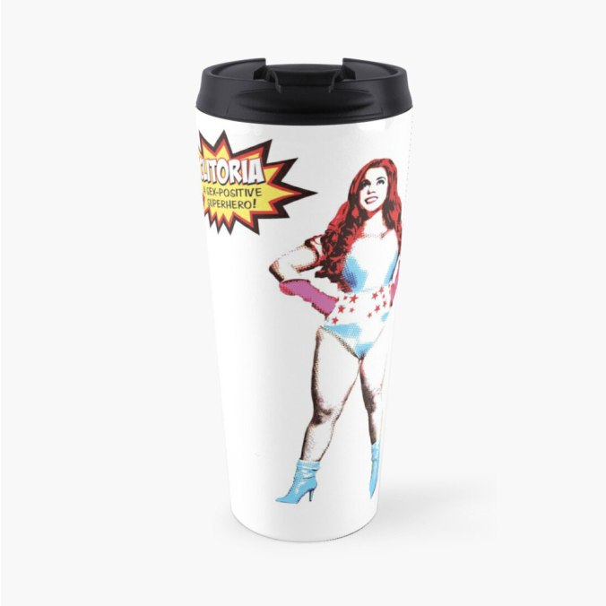 Clitoria Comic Travel Mug